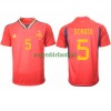 Maillot de Supporter Espagne Sergio Busquets 5 Domicile Coupe du Monde 2022 Pour Homme